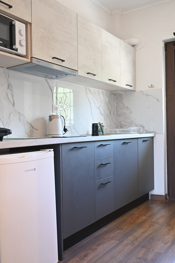 Roumanis Deluxe studio kitchen